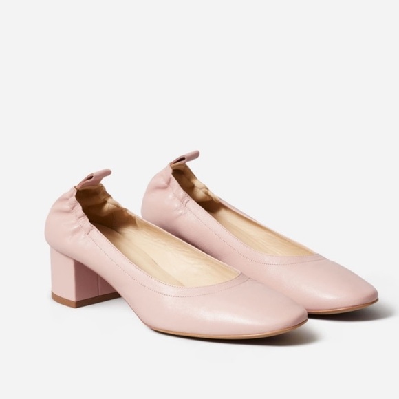 Everlane Shoes - Everlane The Day Heel Pale Rose Block Heel Size 8